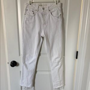 GRLFRND Karolina White High-Waist Women’s Jeans